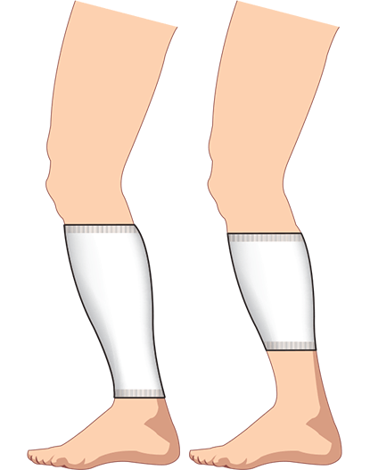 Cheater Leg Sleeves - White