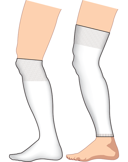 Drymax Sports - Sanitary Tube Sock / Leg Sleeve - Football/Lacrosse