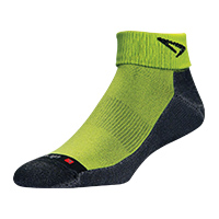 Lite Trail Run - Quarter Crew - Lime Green Down