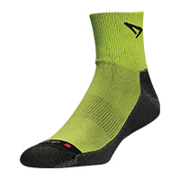 Lite Trail Run - Quarter Crew - Lime Green Up