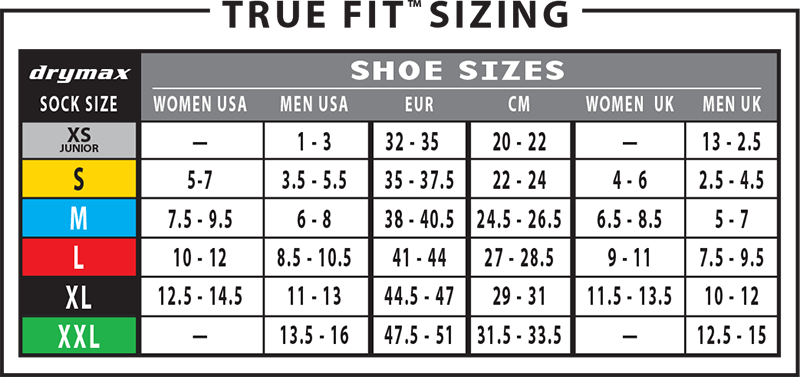 european sock sizes